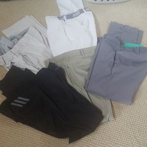 Lot of mens golf pants